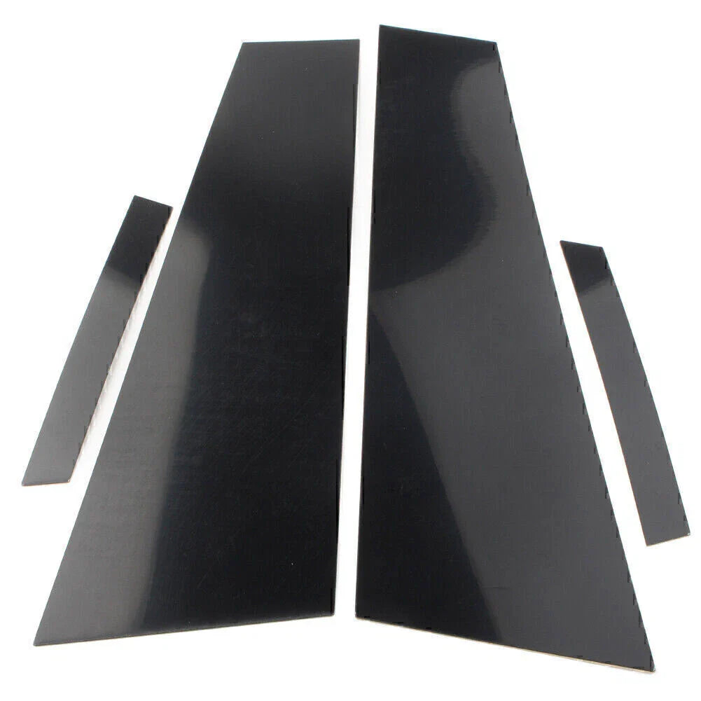 4 Pcs Door Trim Pillar Post Black Covers for MERCEDES CLS C219 (2006-2011)
