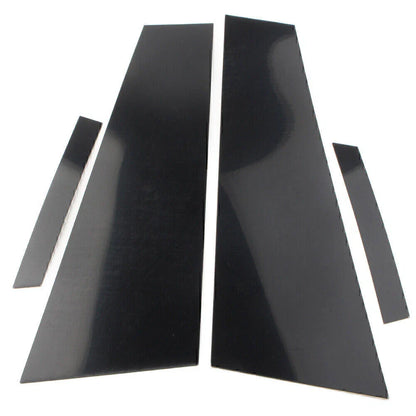 4 Pcs Door Trim Pillar Post Black Covers for MERCEDES CLS C219 (2006-2011)