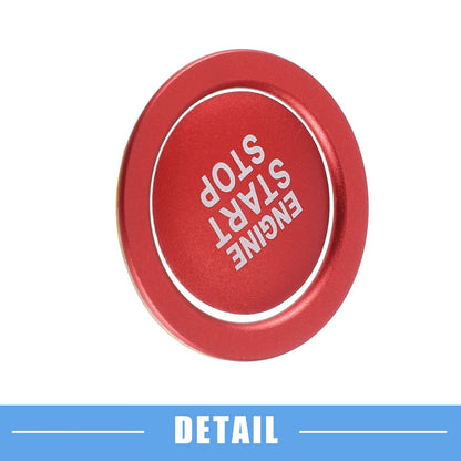 Ignition Button Sticker for Lexus IS ES RX GS NX - Aluminum Red