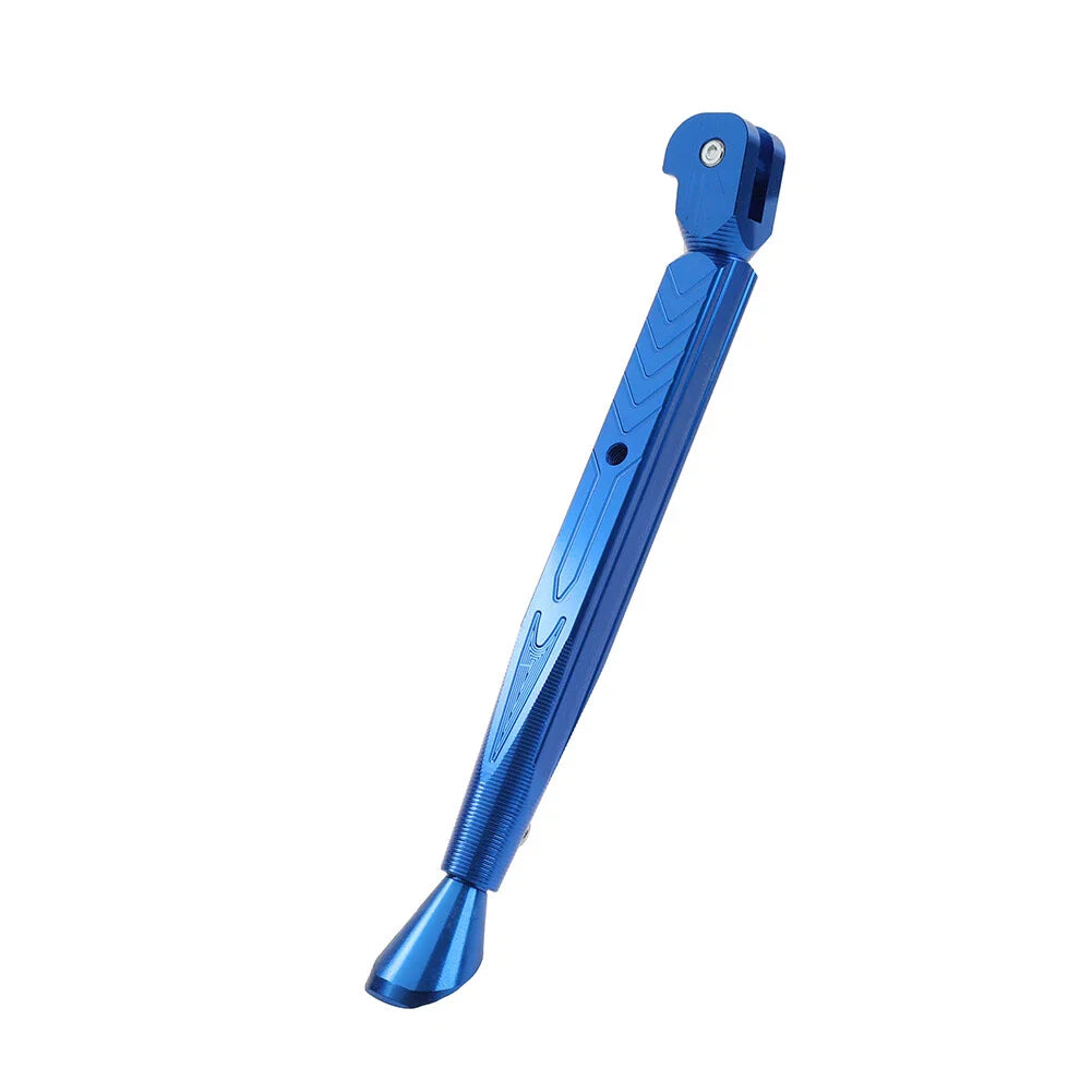 Blue CNC Adjustable Kickstand Foot for Motorcycle Universal Support
