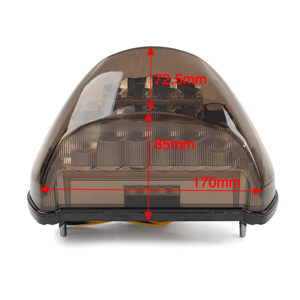White Tail Light Brake Turn Signal for Kawasaki Ninja ZX-12R (2000-2005)