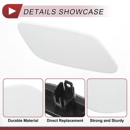 Front Right Washer Nozzle Cover for Lexus RX350 (2019-2022) - White 1 x
