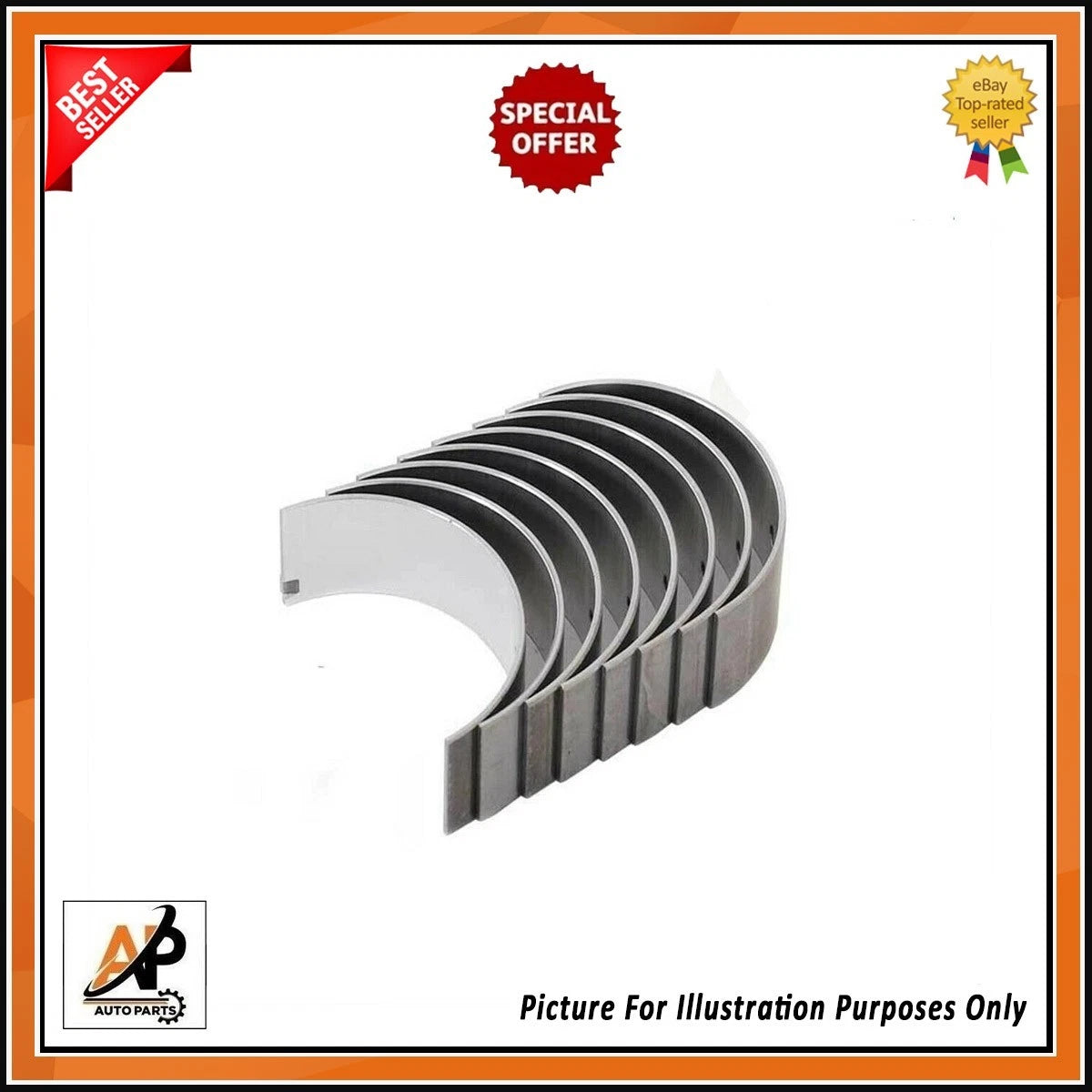 Big End Bearings Set Replacement for Vauxhall Movano B 2.3 DCI (2010–2019)