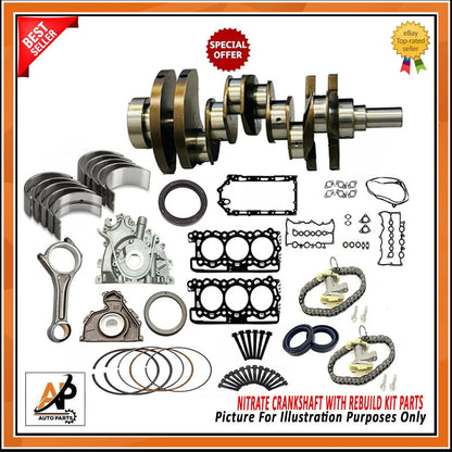 Crankshaft with Engine Rebuild Kit for Land Rover Range Rover 306DT (1969–1979)