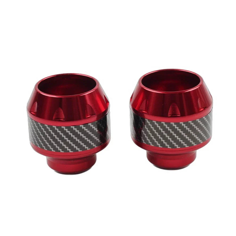 Red Front Fork Frame Sliders Crash Protection for Motorcycle