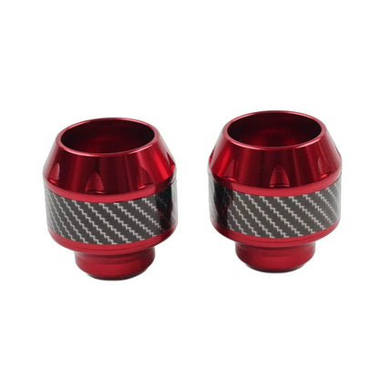 Red Front Fork Frame Sliders Crash Protection for Motorcycle