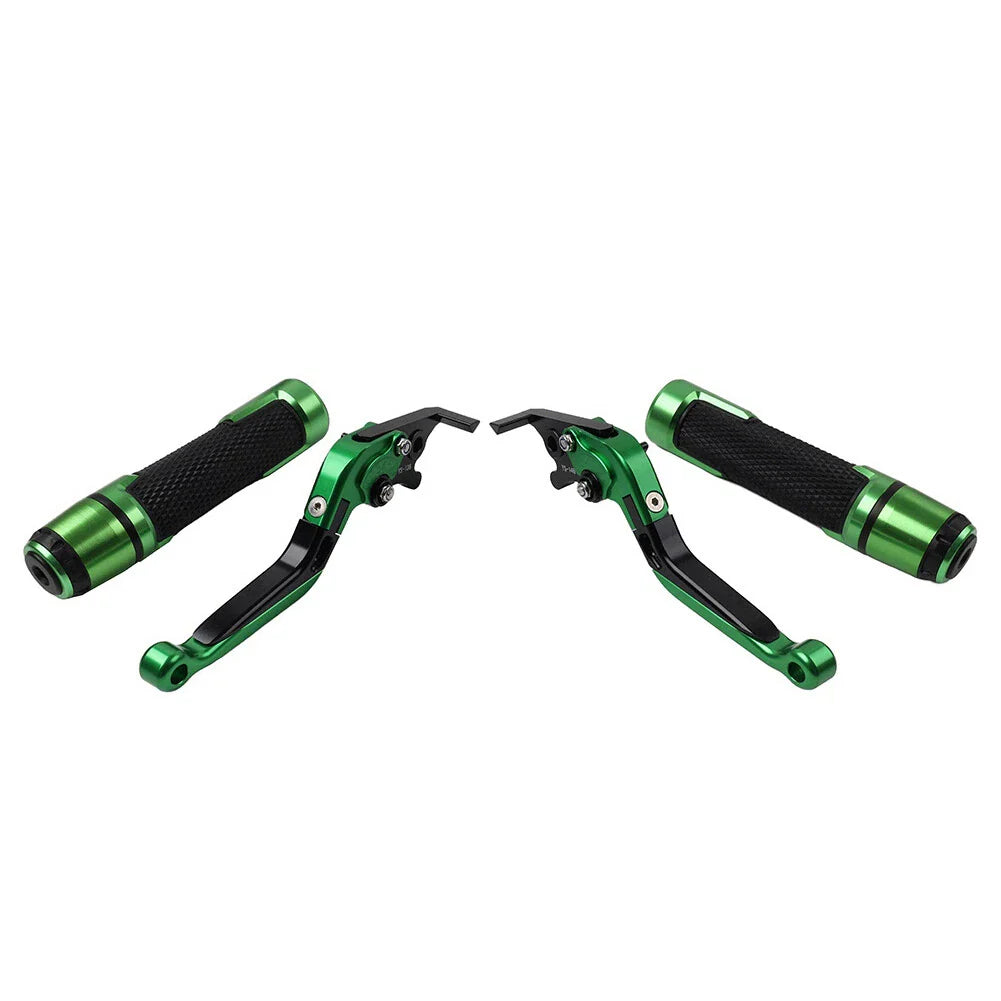 Green Extendable Brake Clutch Levers for Honda CBR125R CBR150R (2004-2023)