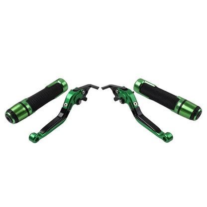 Green Extendable Brake Clutch Levers for Honda CBR125R CBR150R (2004-2023)