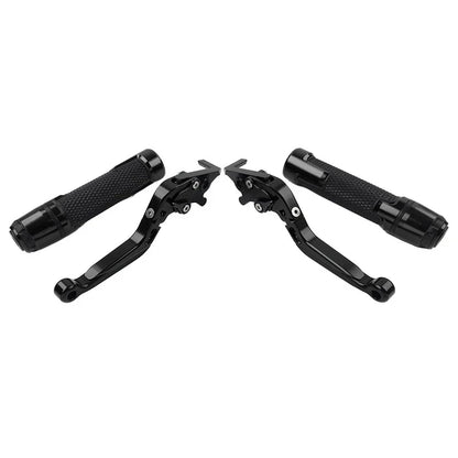 Folding Extendable Brake Clutch Lever Grip Set for Honda CB1100 CB1300 (2013-2023)