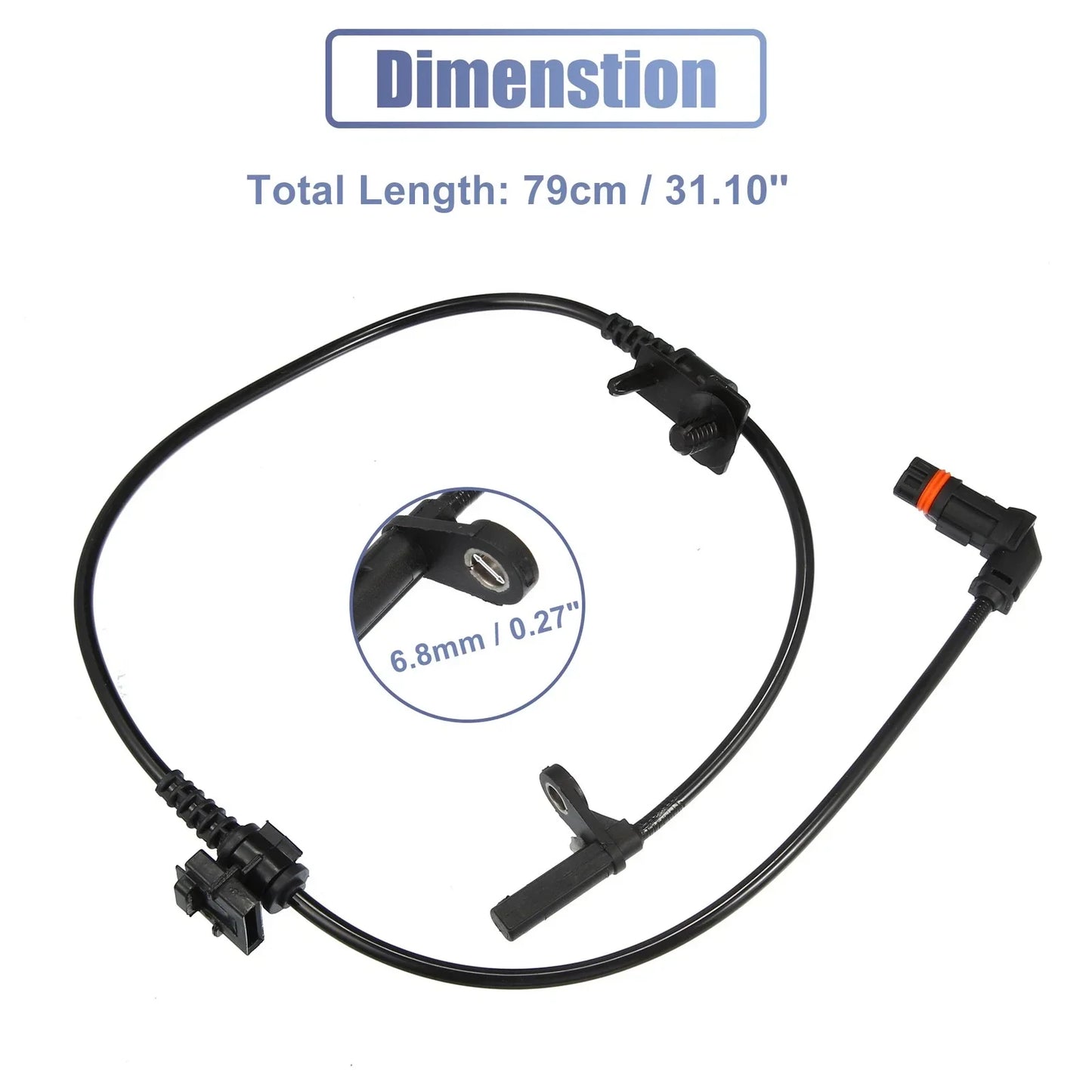 ABS Wheel Speed Sensor for Dodge Charger 2006-2010 (2 x Front Left/Right)
