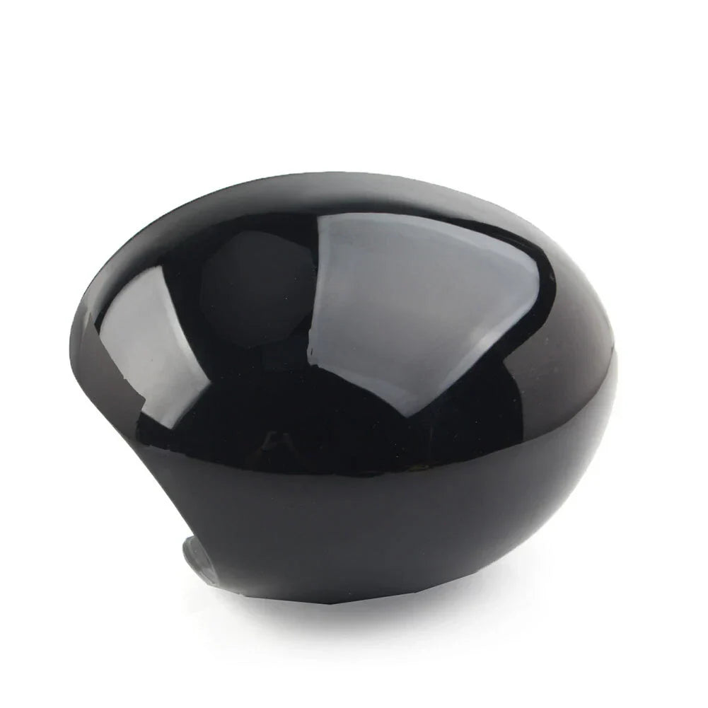 Bright Black Left Door Wing Mirror Cover for Mini R55 R56 R57 R58 R59 R60 R61