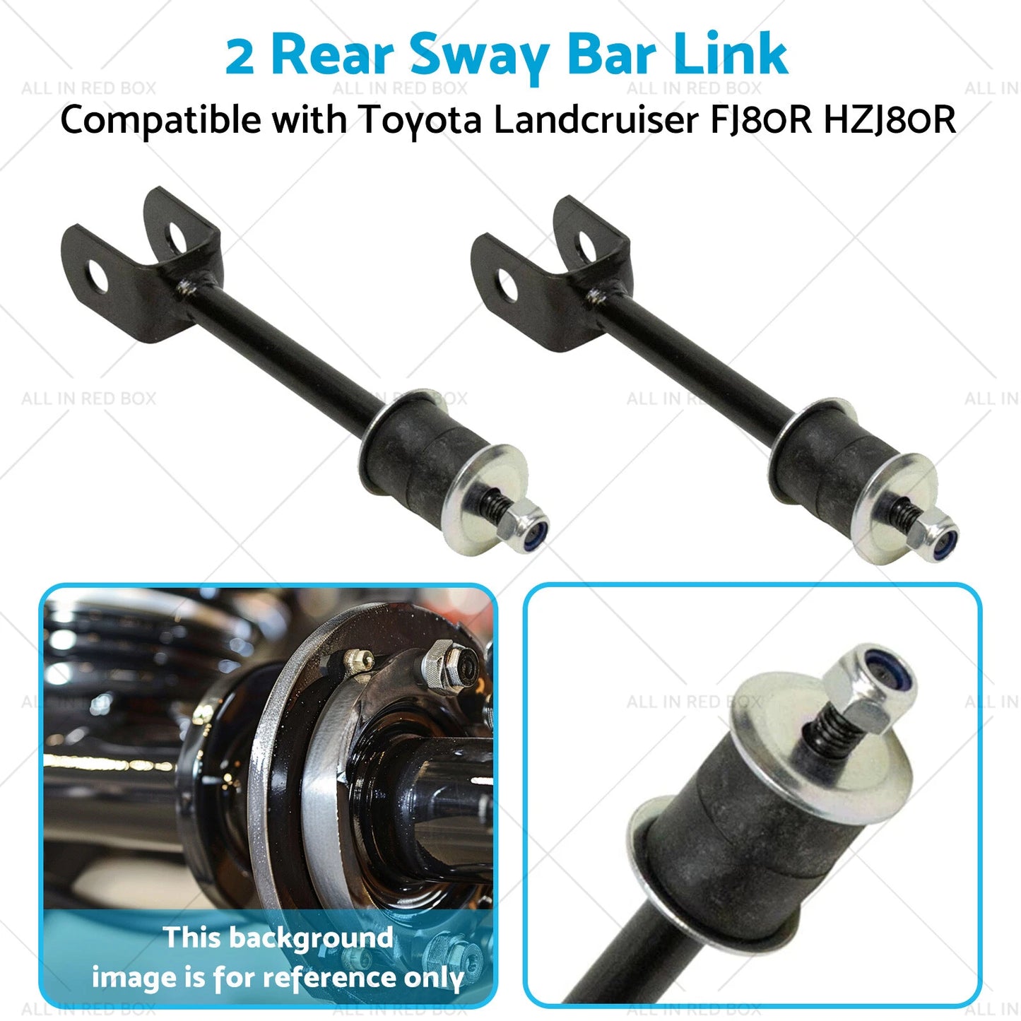 Rear Sway Bar Link & Bush for Toyota Landcruiser FJ80R HZJ80R (1992-2019)