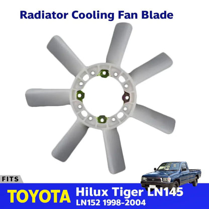 Fan Blade Radiator Cool System Fits Toyota Hilux LN145 LN152 Pickup 1998-04 D05