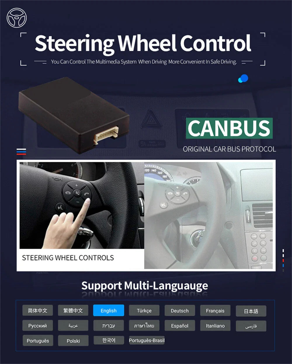 9'' Wireless Carplay Navigation for Dodge Ram (2019-2024)