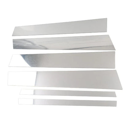 Silver Pillar Post Door Window Cover Trim for Infiniti G35 G37 Sedan (2002-2013)