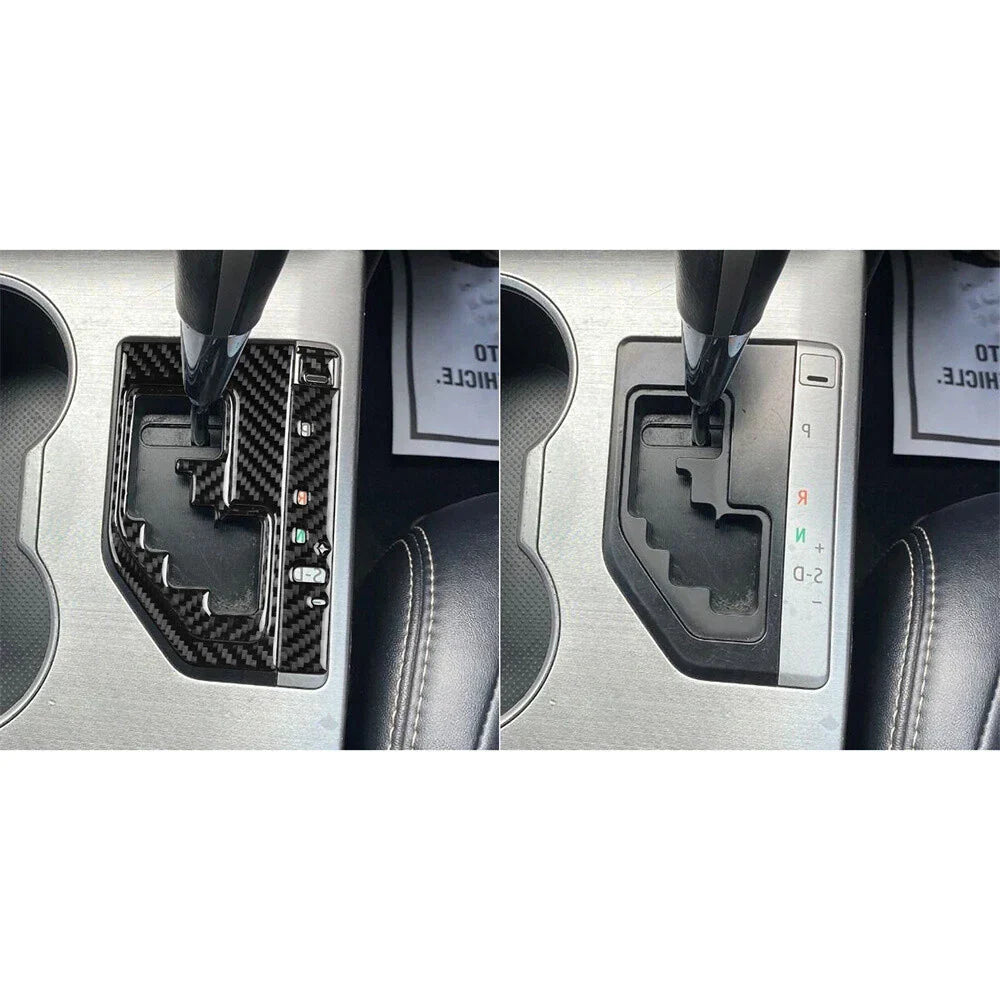 Carbon Fiber Gear Shift Panel Trim Cover for Toyota Camry (2012-2014)