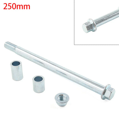 M15x250mm + 2 Spacers Axle for 125cc 140cc Quad Dirt Pit Bike