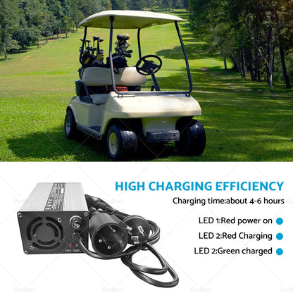 48V 6A Snap Head Golf Cart Battery Charger for EZ-GO TXT Club Car