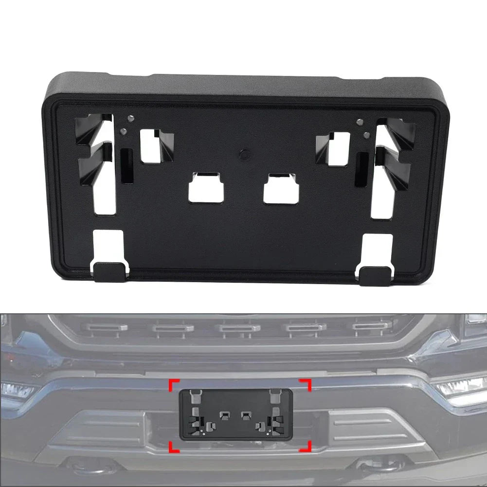 Front Bumper License Plate Mounting Bracket for Ford F-150 (2021-2023)