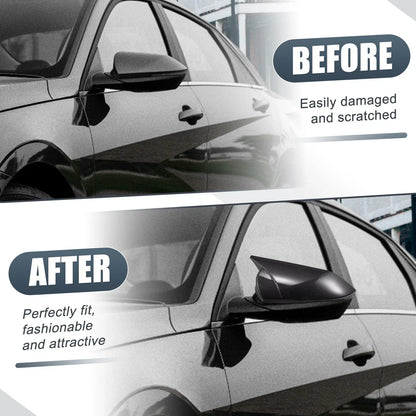 Rearview Mirror Cover Overlay Carbon Fiber for Hyundai Elantra (2017-2023)