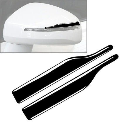 Black Universal Rearview Mirror Anti-Collision Trim Protector