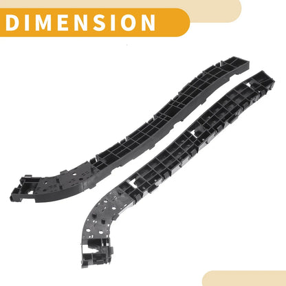 Rear Bumper Support Bracket for Honda CR-V 2007-2011 (2 x Black)