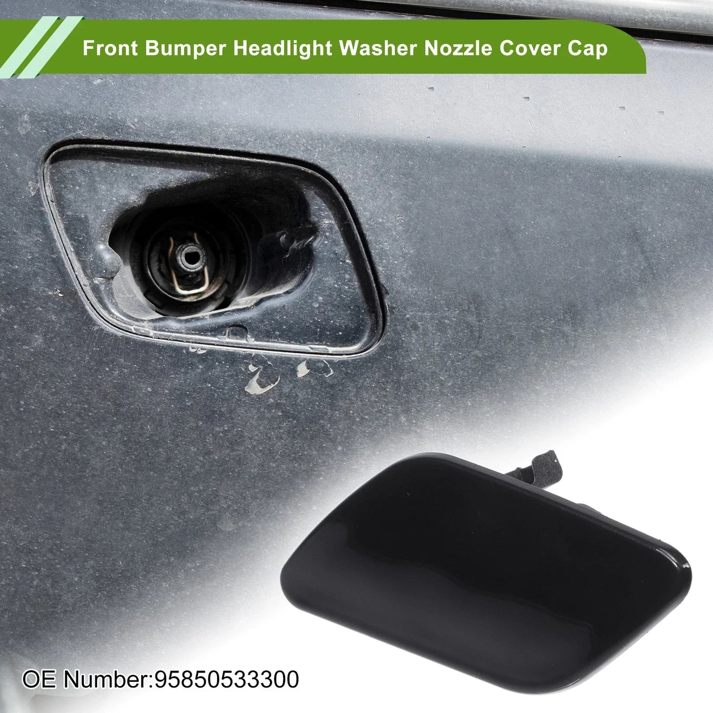 Washer Nozzle Cover for Porsche Cayenne 92A (2011-2018) - Black