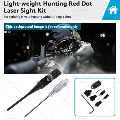 Hunting Red Dot Laser Bore Sight for .22 to .50 Caliber Rifles
