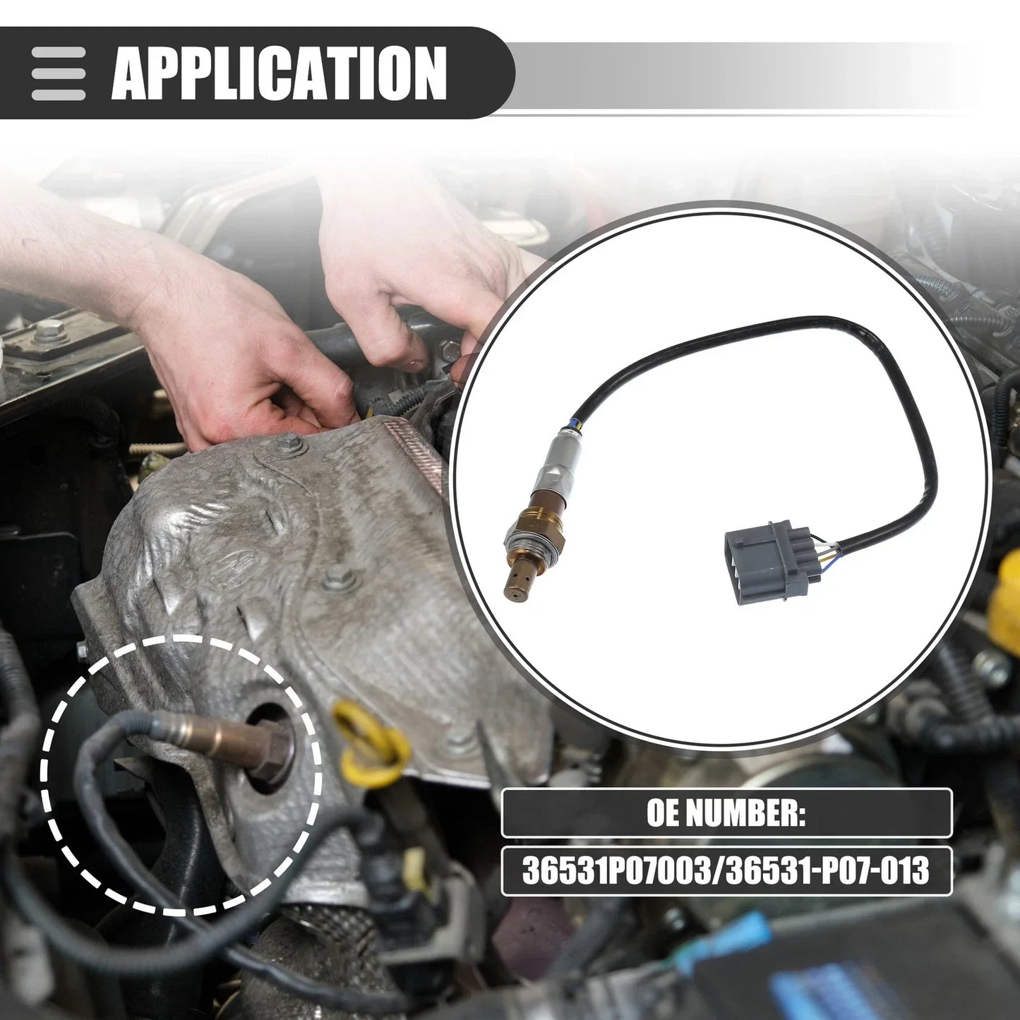 O2 Oxygen Sensor for Honda Civic 1992-1995 (2 x)