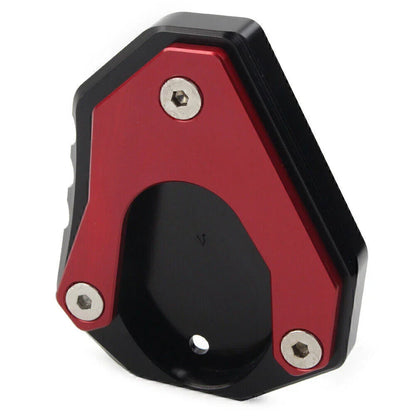 Kickstand Side Stand Enlarger Pad for KAWASAKI Ninja 400 (2018-2020) Red