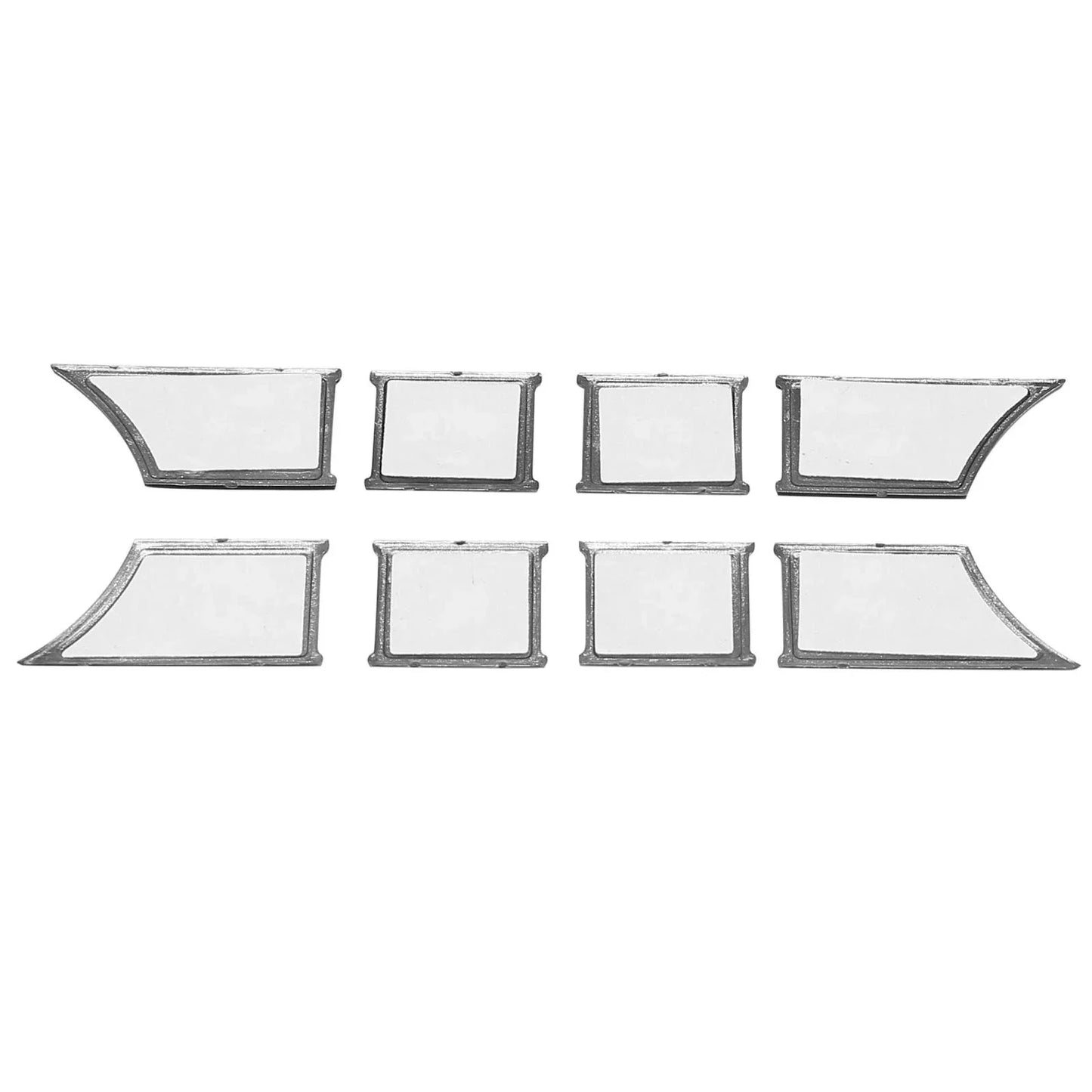 Front Center Console Air Conditioning Button Stickers Set for Mercedes-Benz