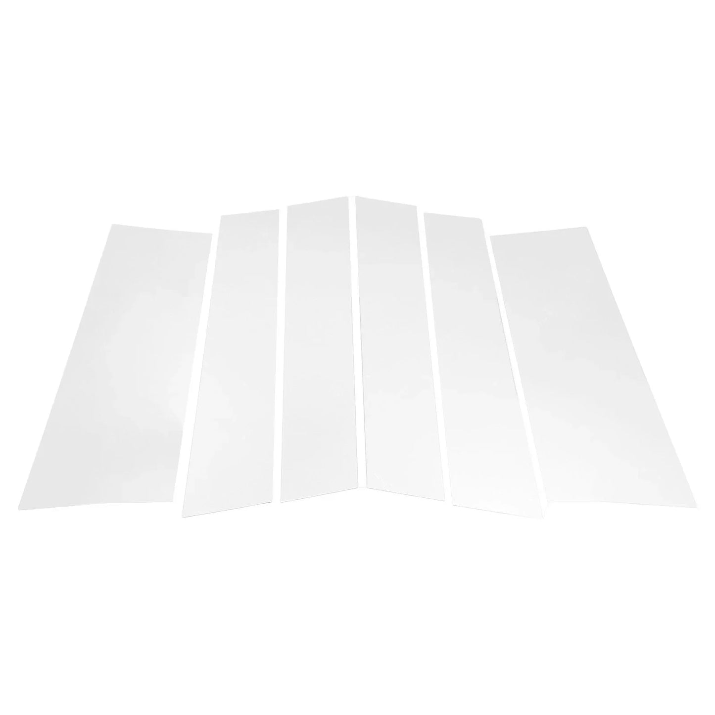 6 Pcs Door Pillar Window Trim for Honda Odyssey (2011-2017) Chrome Silver Tone