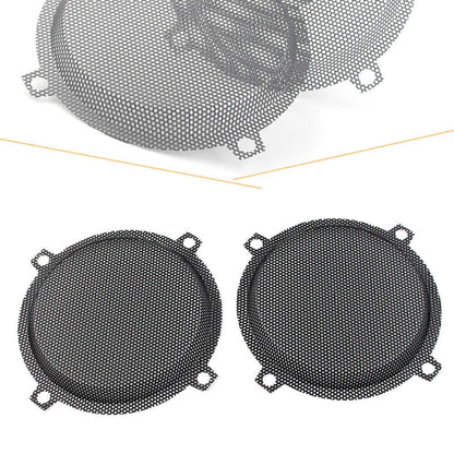Black Wired Steel Mesh Speaker Grills for Harley Davidson Electra Glide