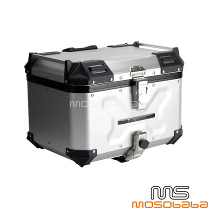 42L Aluminum Rear Top Case w/ Mounting Bracket for Harley Softail FXST