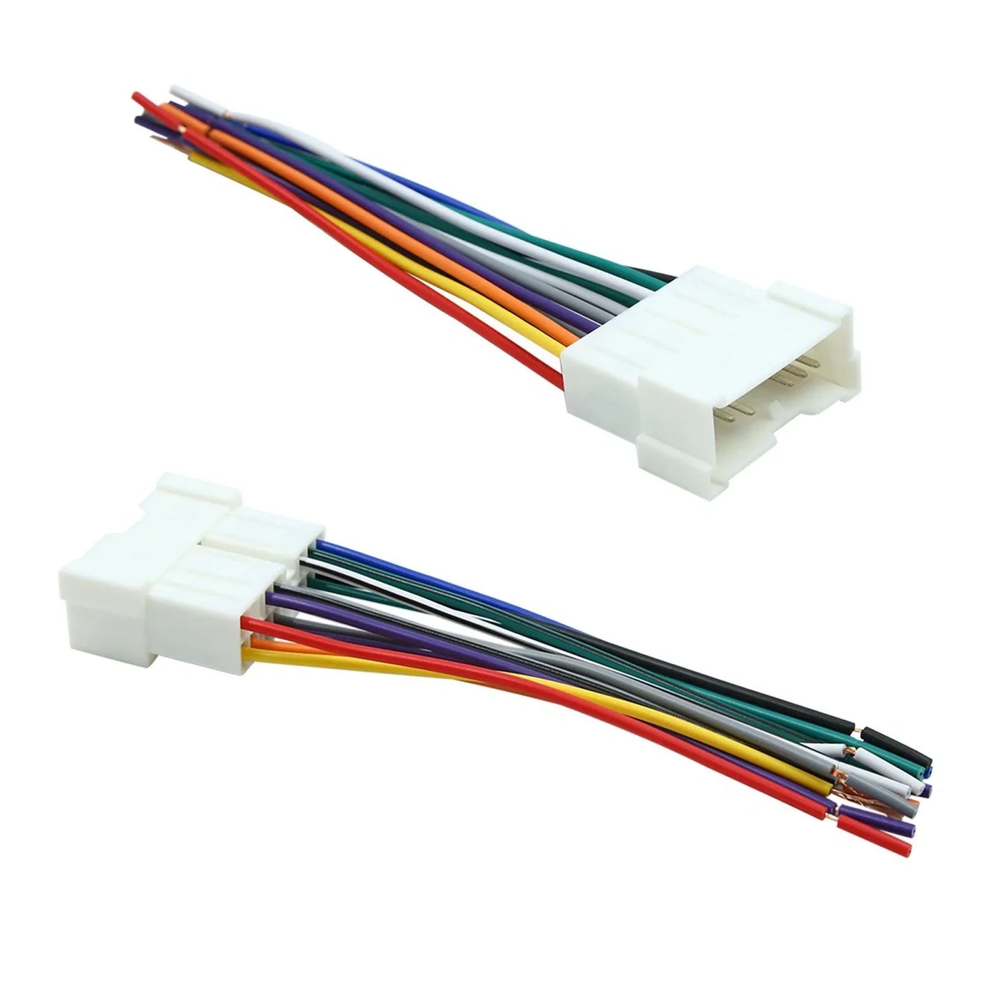 12V 16 Pin Car Female DVD Radio Wire Harness Adapter for Hyundai