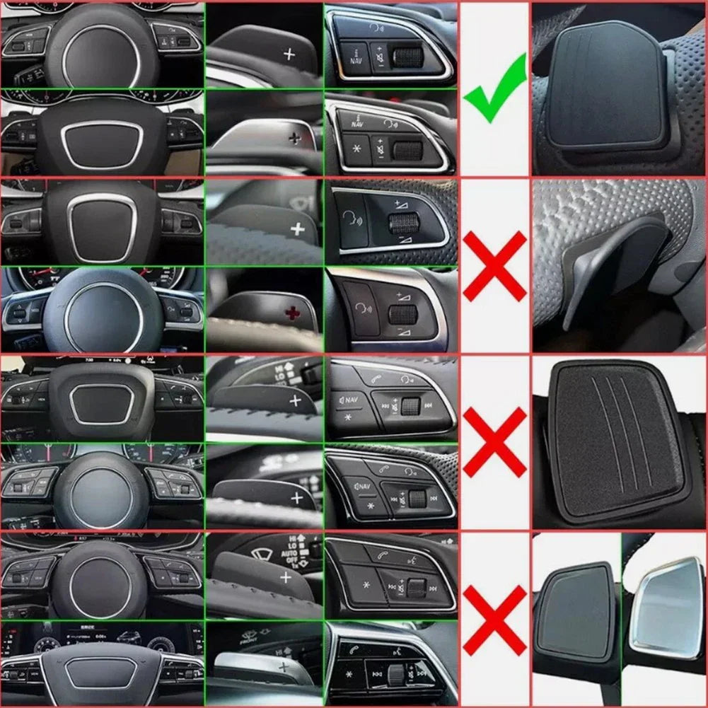 Steering Wheel Shift Paddle Extensions  Red for Audi A3 A4 A5 A6 A7 A8 Q5 Q7 S3 S5