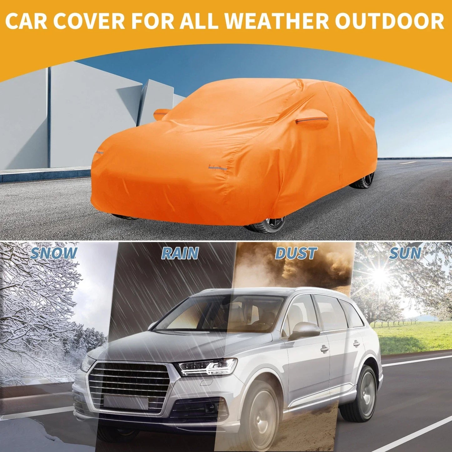 Waterproof All Weather Car Cover for Hyundai Sonata