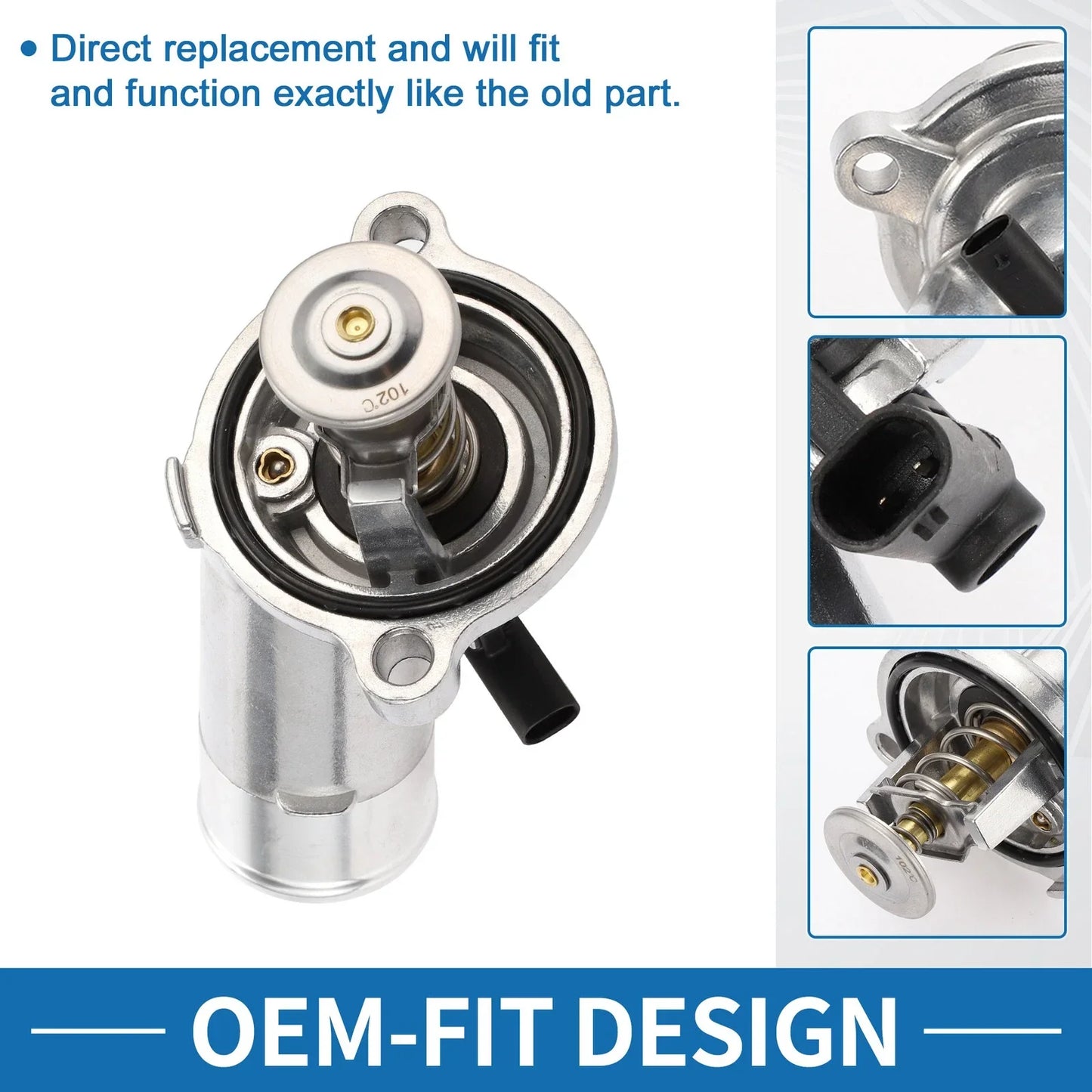 Engine Coolant Thermostat Housing for Dodge Ram 2500 3500 (2014-2020)