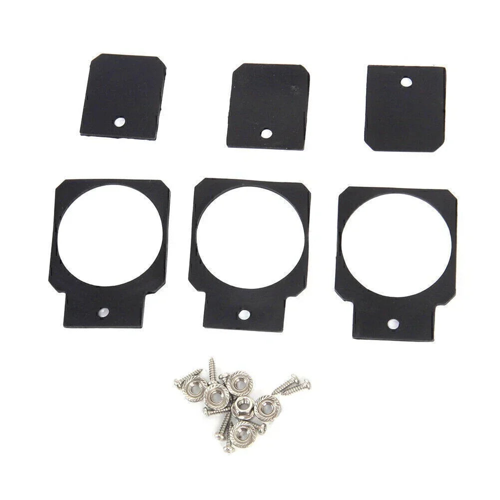 3 x Exterior Outer Door Handles for Jeep Wrangler JK JKU (2007-2017) Black