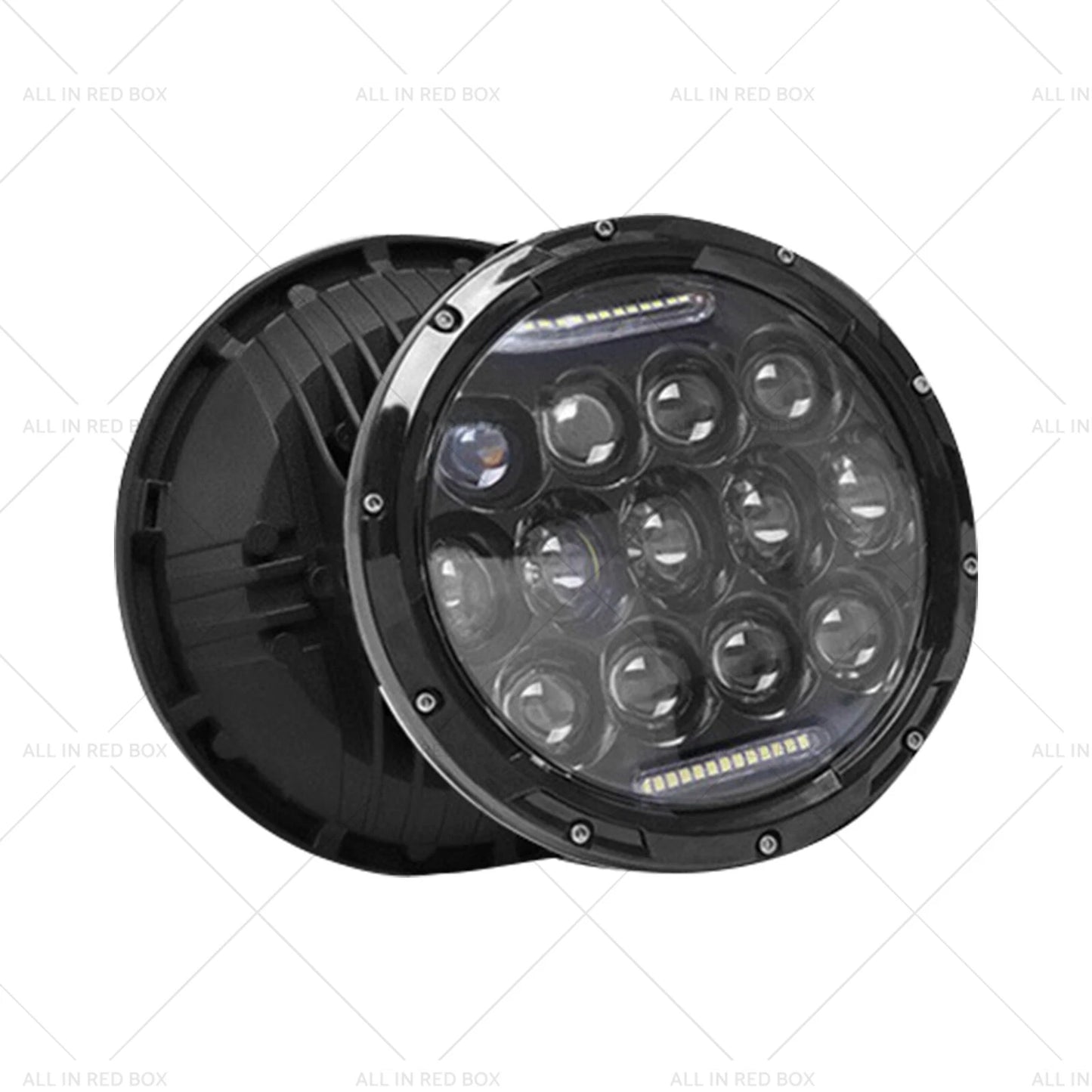 7In Round LED Headlights Hi/Lo DRL Beam Lamps for Nissan Patrol
