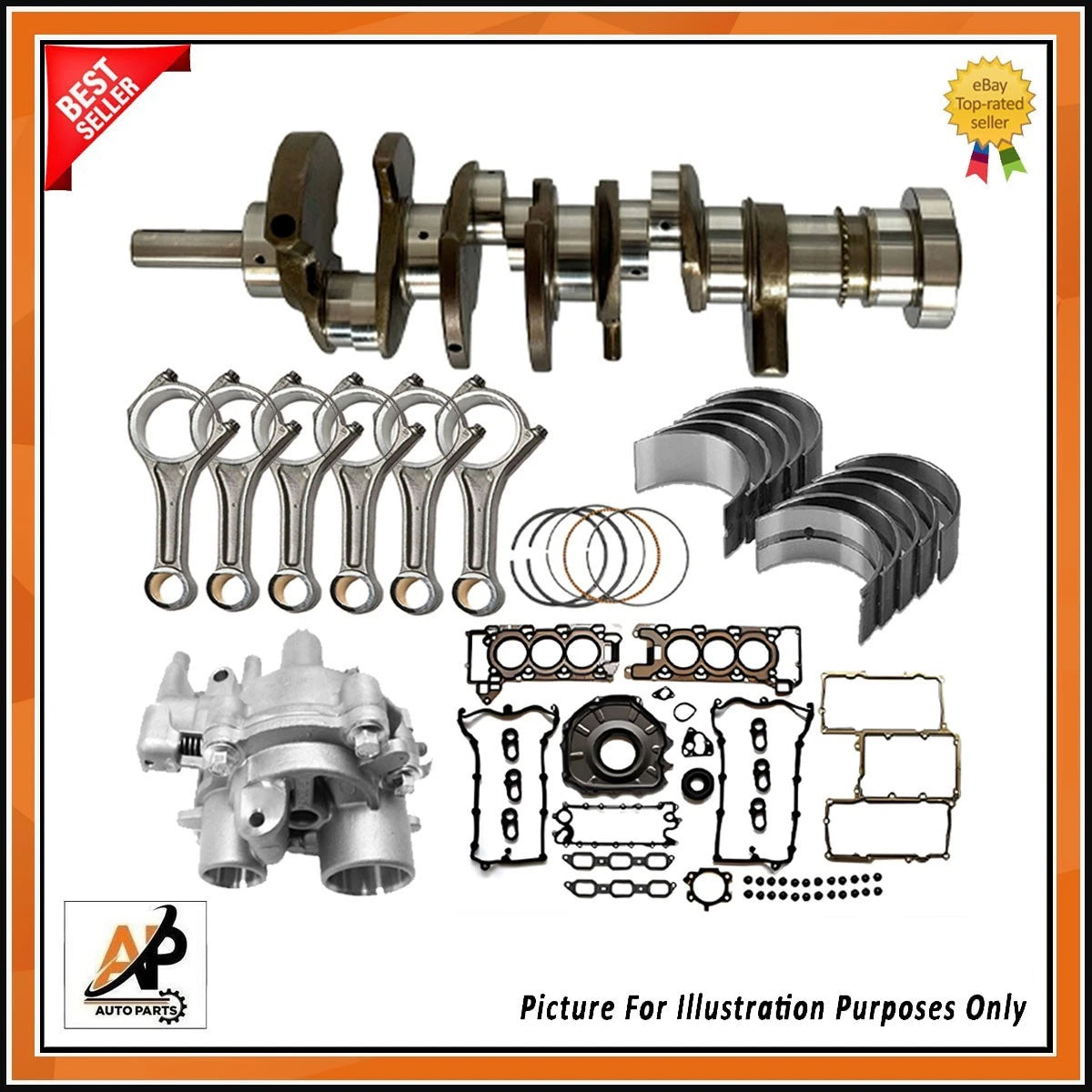Crankshaft Rebuild Parts for Land Rover Jaguar 3.0 Petrol (2000–2010)