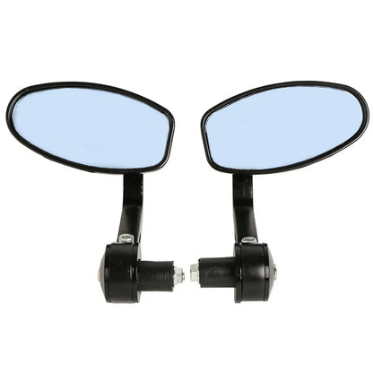 22mm 7/8" Motorcycle Bar End Rearview Mirrors for Harley Honda
