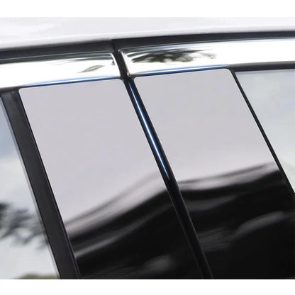 Gloss Black Pillar Post Trim Covers for Cadillac XT5 (2017-2023)