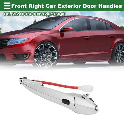 Front Right Exterior Door Handle for Lexus ES350 (2007-2012) Silver Tone