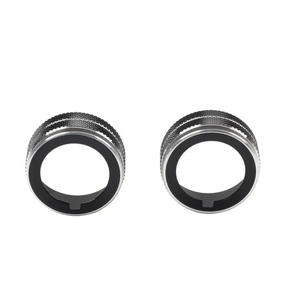 Blk Side Air Outlet Vent Knob Trim for Subaru BRZ, Toyota GR86 (2022-2023)