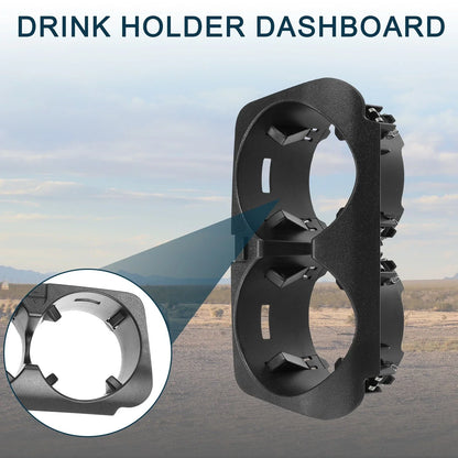 Cup Holder for Mercedes Benz W463 (2019-2023) - Practical Drink Holder Black
