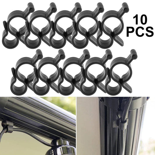 10 x Camping Awning Hooks Clips RV Tent Hangers Light Hanger for Caravan Camper