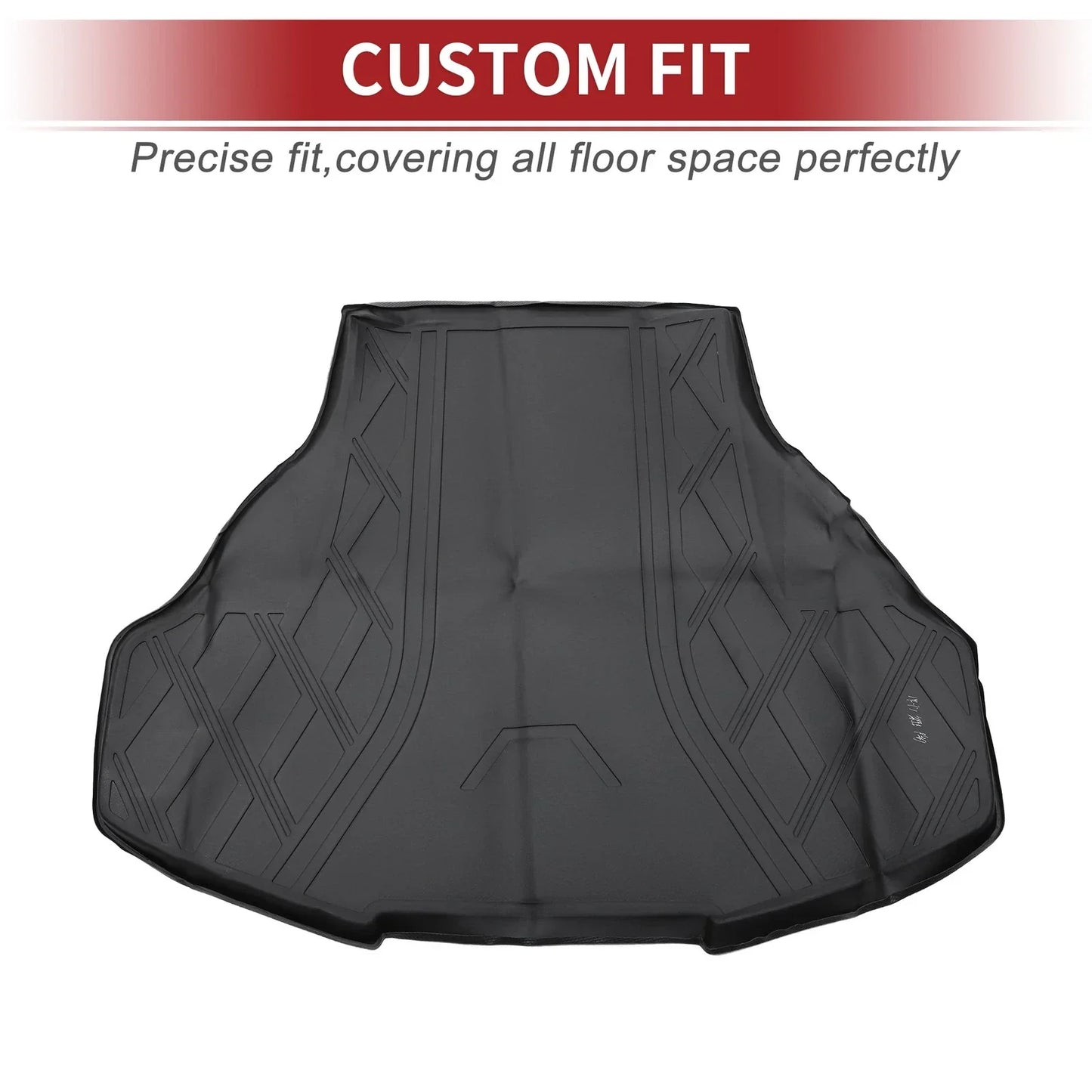 Cargo Liner Rear Trunk Mat for Honda Accord (2013-2017) Diamond Pattern TPE