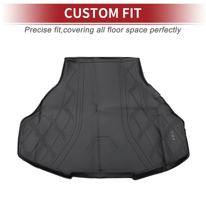 Cargo Liner Rear Trunk Mat for Honda Accord (2013-2017) Diamond Pattern TPE