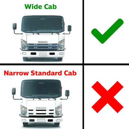 Windshield Rubber Moulding Front Up+Low Wide Fit Isuzu ELF NPR NQR Truck 2007-16